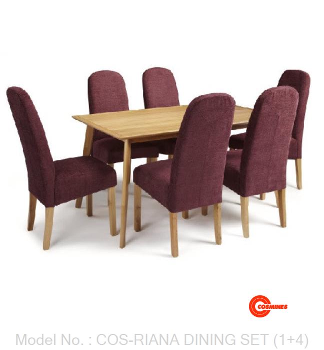 COS-RIANA DINING SET (1+4)